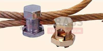 connecteur de fil de boulon fendu